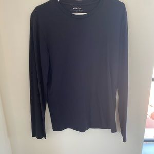 Navy Blue Soft Long Sleeve Shirt